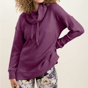 Mono B cowl neck pullover